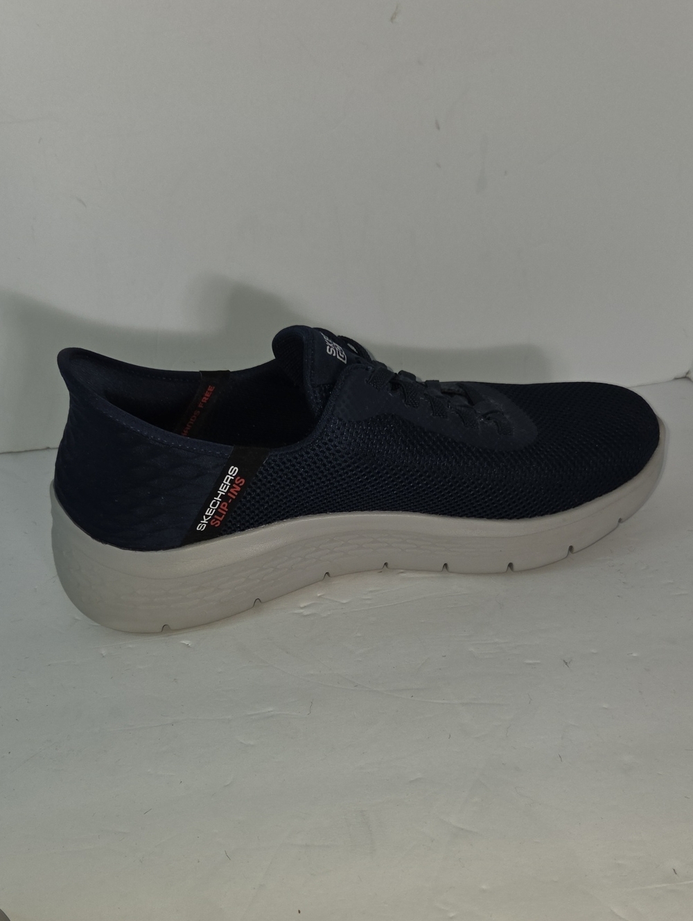 Skechers Navy and White GOwalk Slip-Ins Mens Shoes Size 10 - Picture 6 of 11